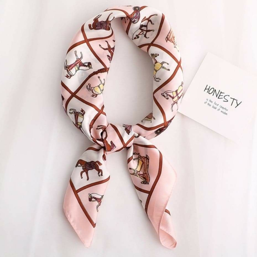 Vintage Look Horse Scarf/ Headband